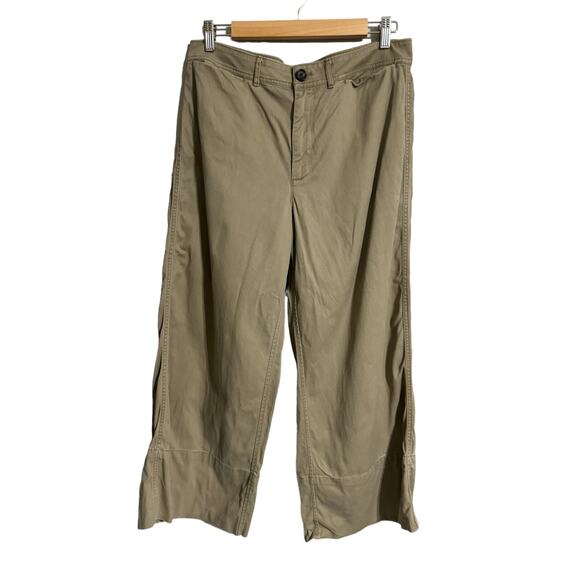 Madewell Pants - Madewell Wide Leg Cropped Pants Size 31